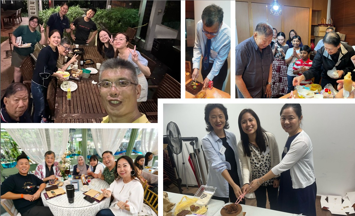Yuhua Toastmasters Club members and activities collage